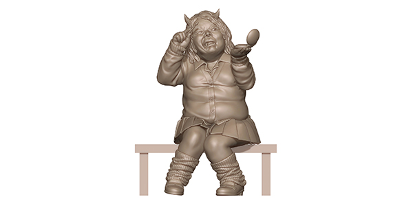 （１）３Ｄデータ作成（イラスト原稿や現物等から３Ｄデザイン）